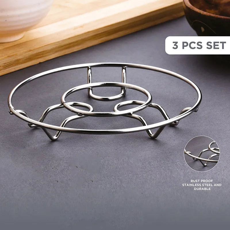Best stainless steel wire hotmate stand set of 3 - trivets | 2025 | fast shipping