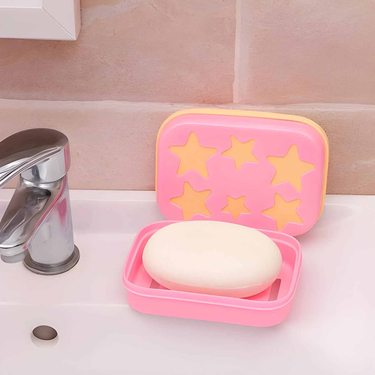 Star-Shaped Leak-Proof Soap Case - Home Improvement