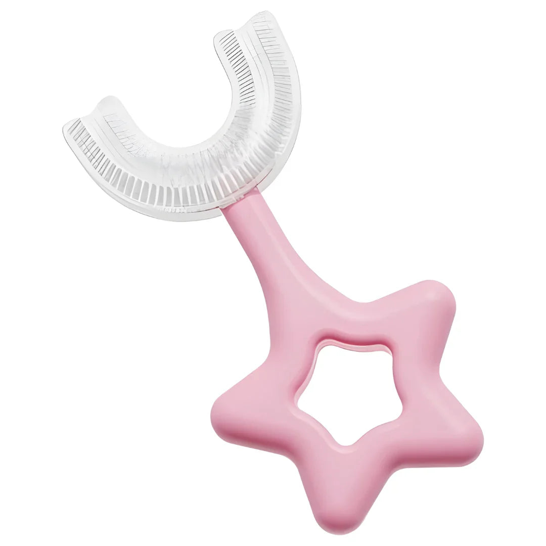 Star U-shape Silicone Manual Toothbrush - Health & Personal Care