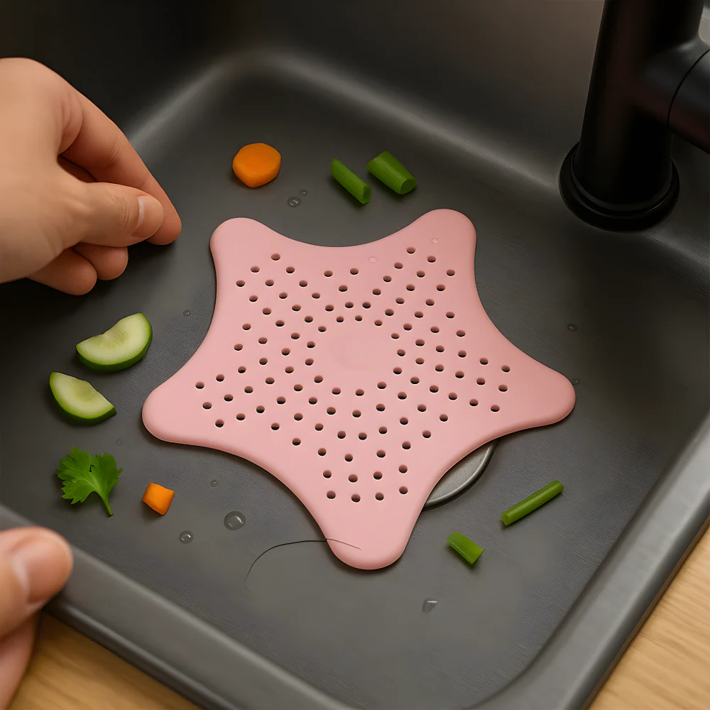 Starfish Drain Hair Catcher - Home & Kitchen