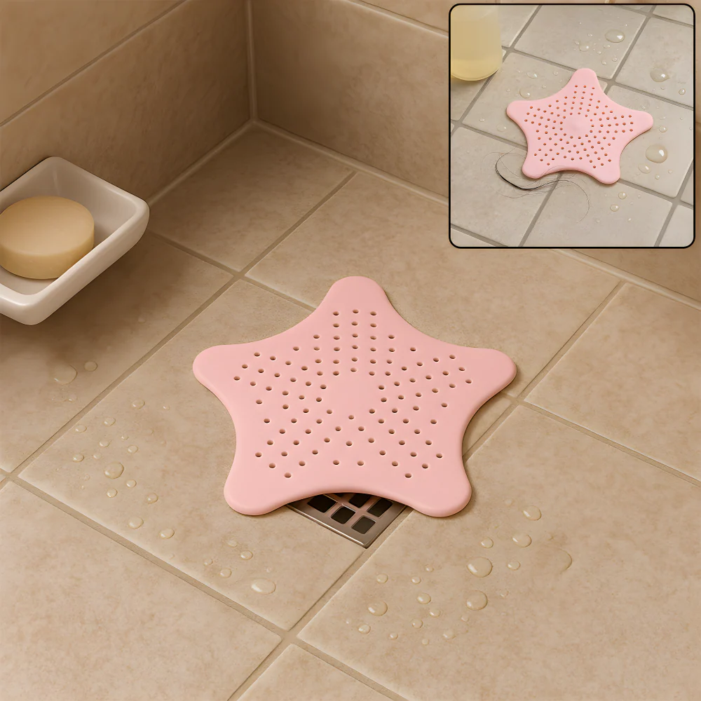 Starfish Drain Hair Catcher - Home & Kitchen