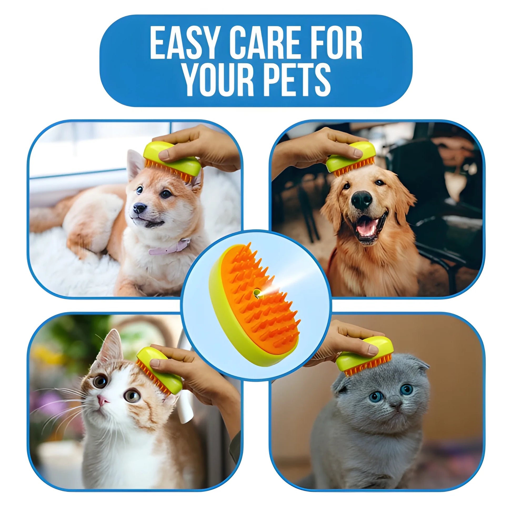 Best steam-powered pet grooming brush - brushes | 2025 | fast shipping