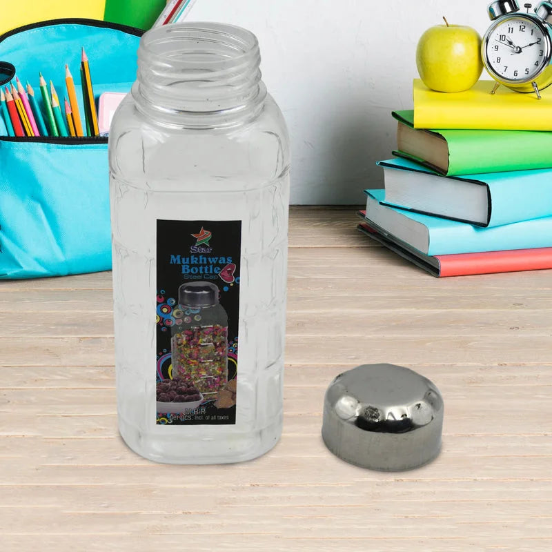 Steel-Cap Storage Bottle - Home & Kitchen