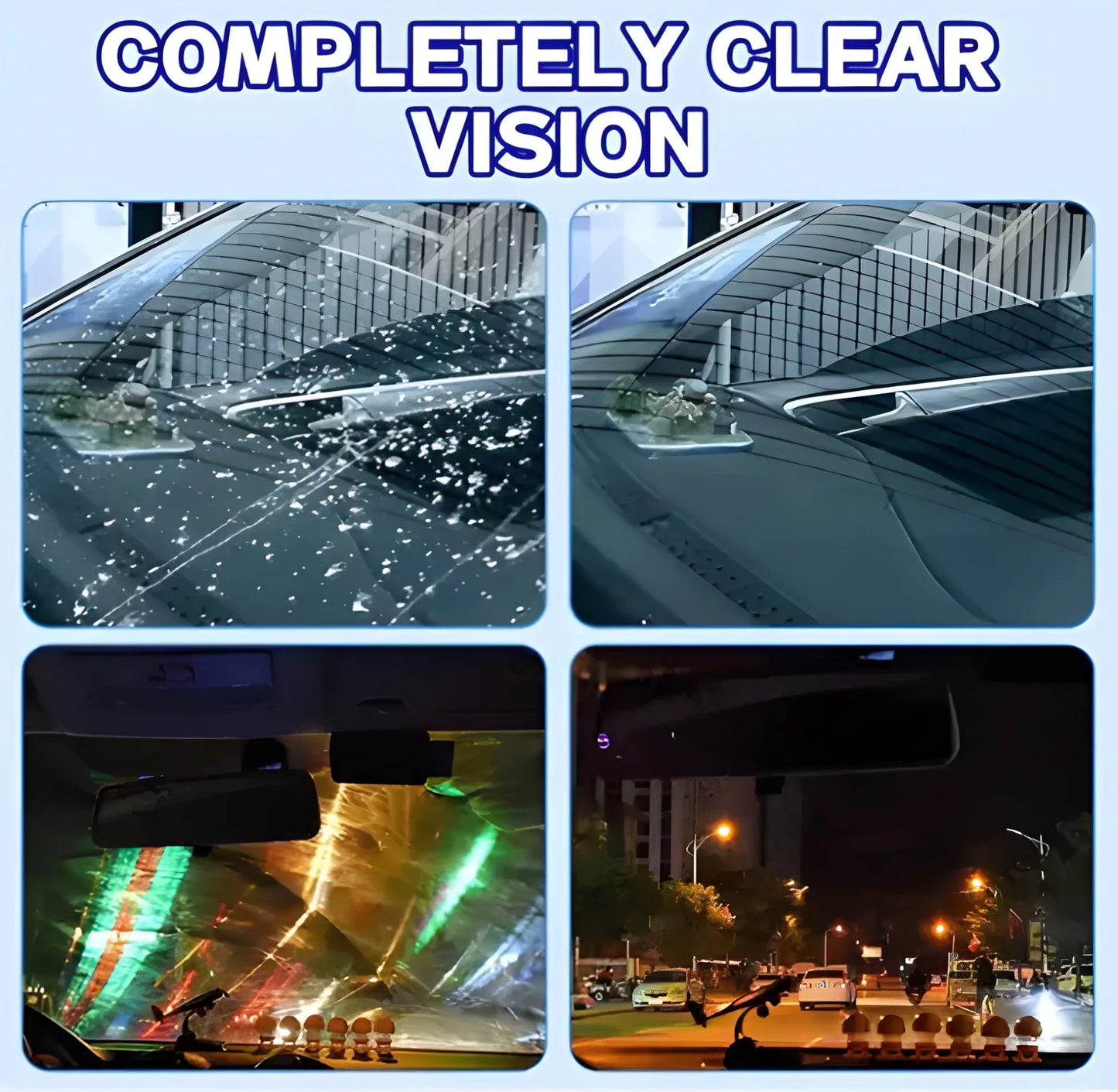 Streak-Free Windshield Tablets - Car & Motorbike