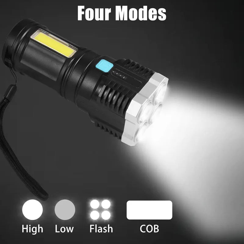 Best strong 4 led torch light - handheld torches | 2025 | fast shipping