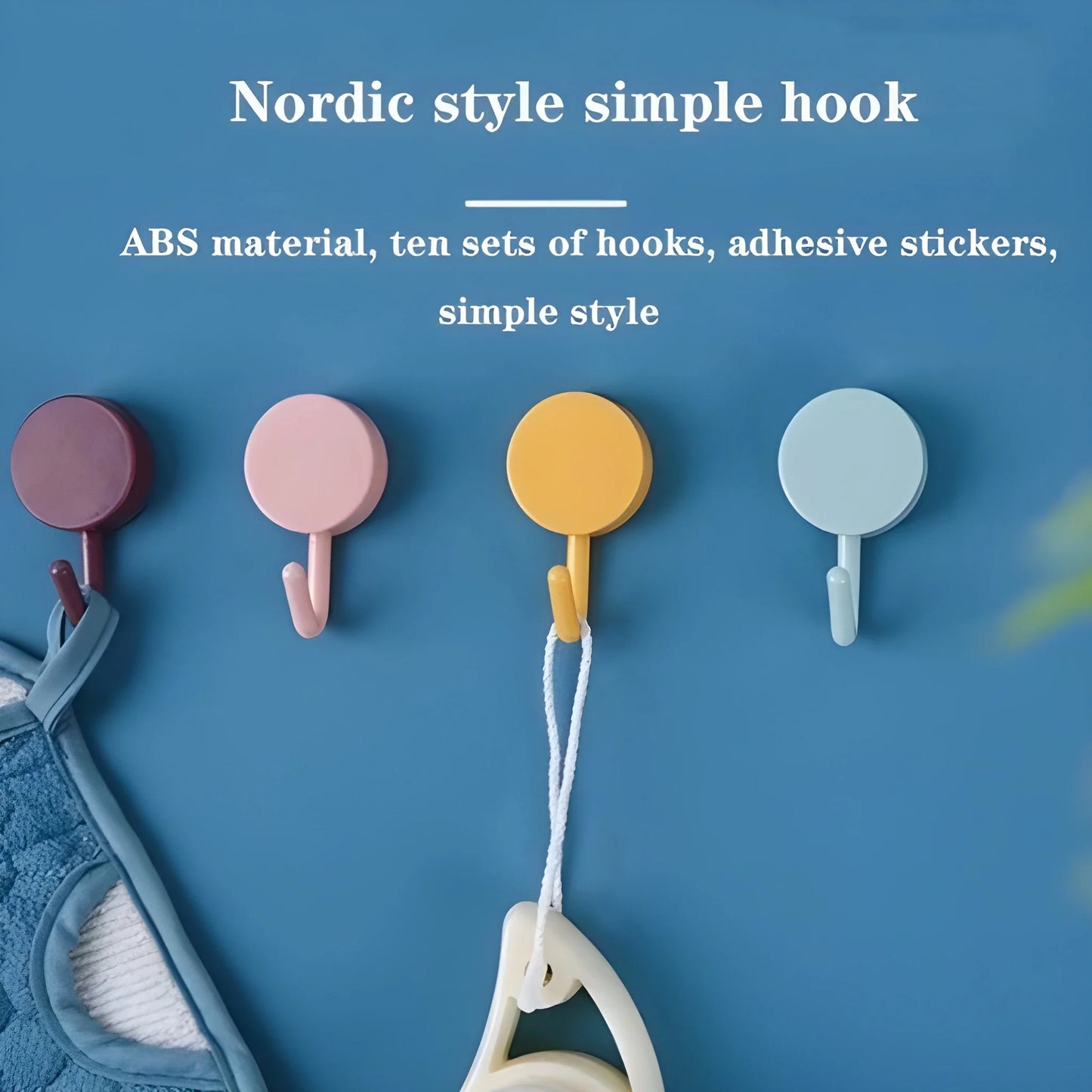 Strong Adhesive Wall Hooks - Home Improvement