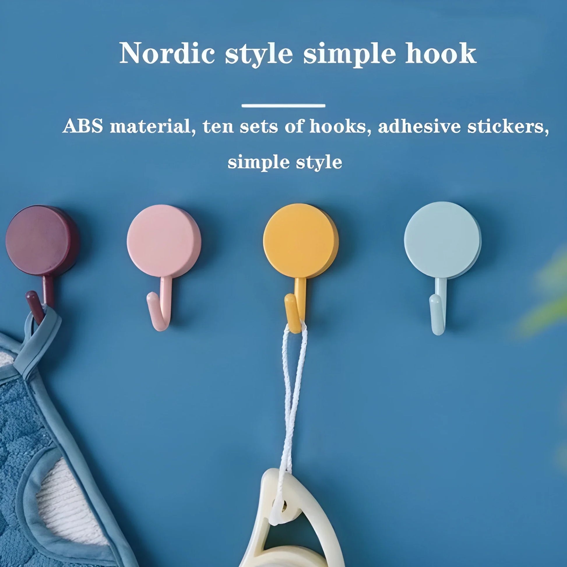 Strong Adhesive Wall Hooks - Home Improvement