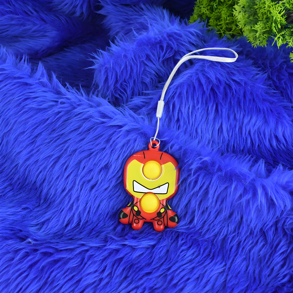 Superhero Fidget Keychain Toy - Toys & Games