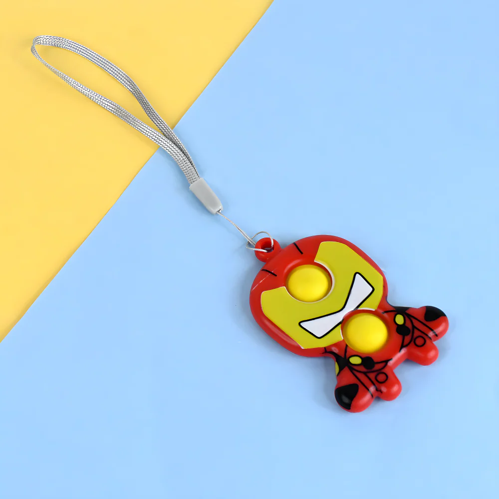 Superhero Fidget Keychain Toy - Toys & Games