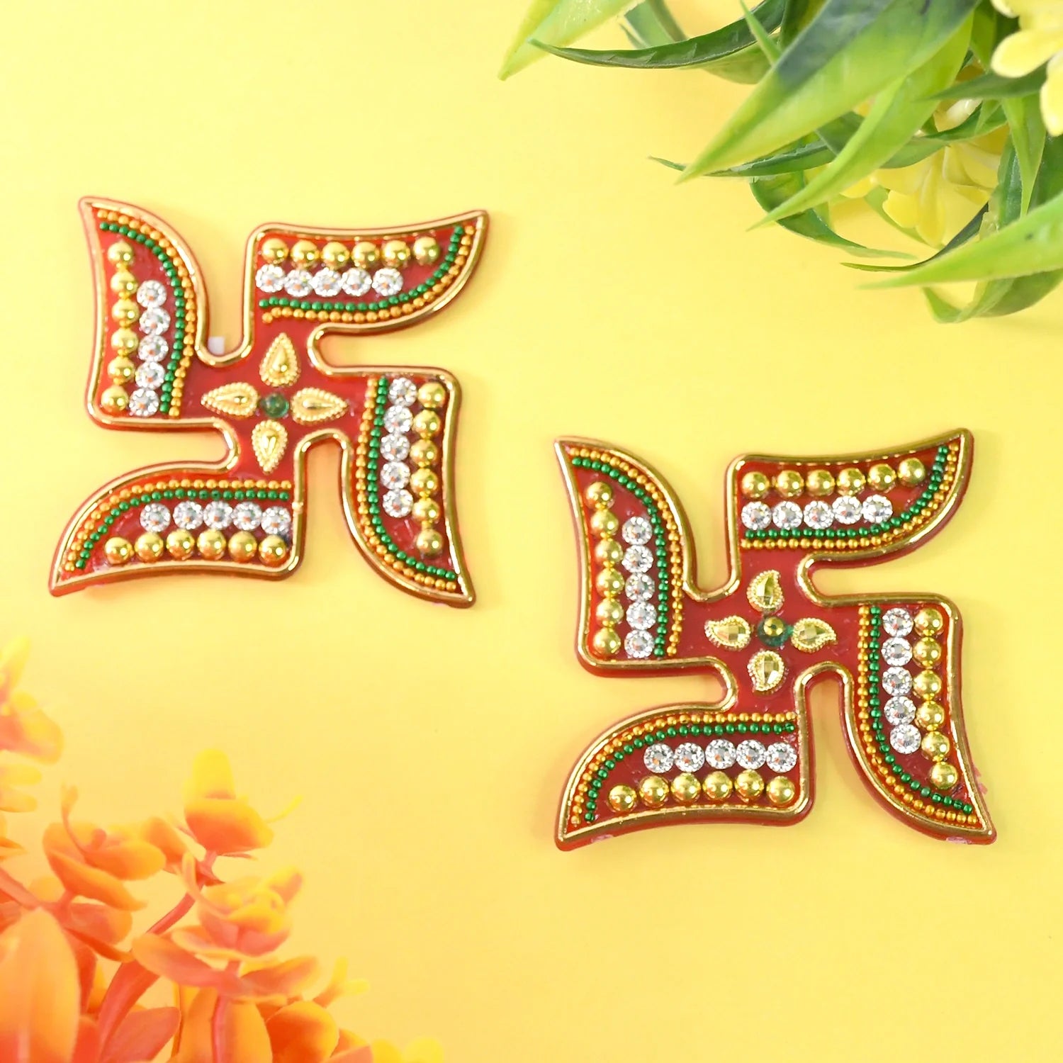 Best swastik rangoli set – pack of 2 - religious items | 2025 | fast shipping
