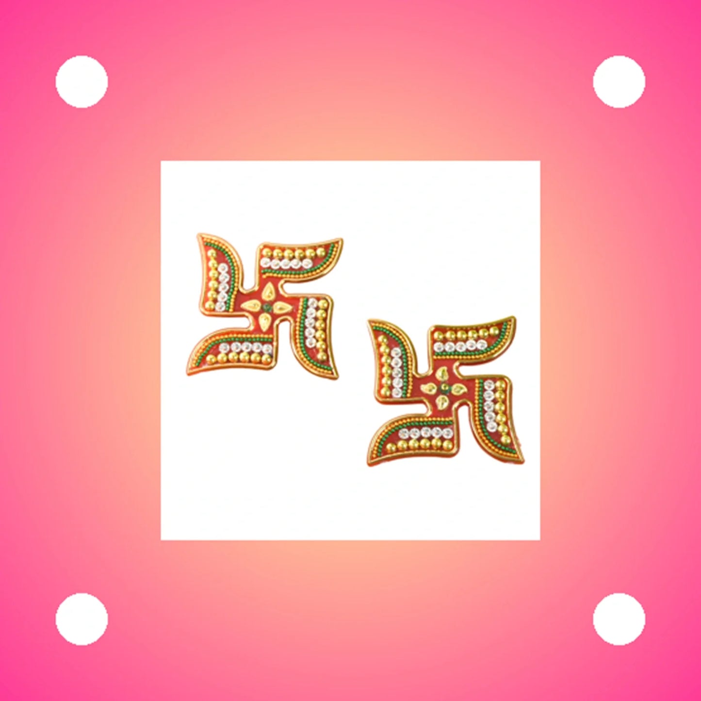Best swastik rangoli set – pack of 2 - religious items | 2025 | fast shipping