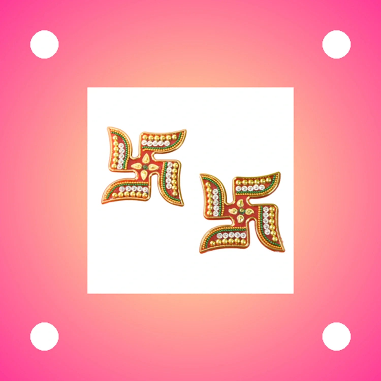 Best swastik rangoli set – pack of 2 - religious items | 2025 | fast shipping