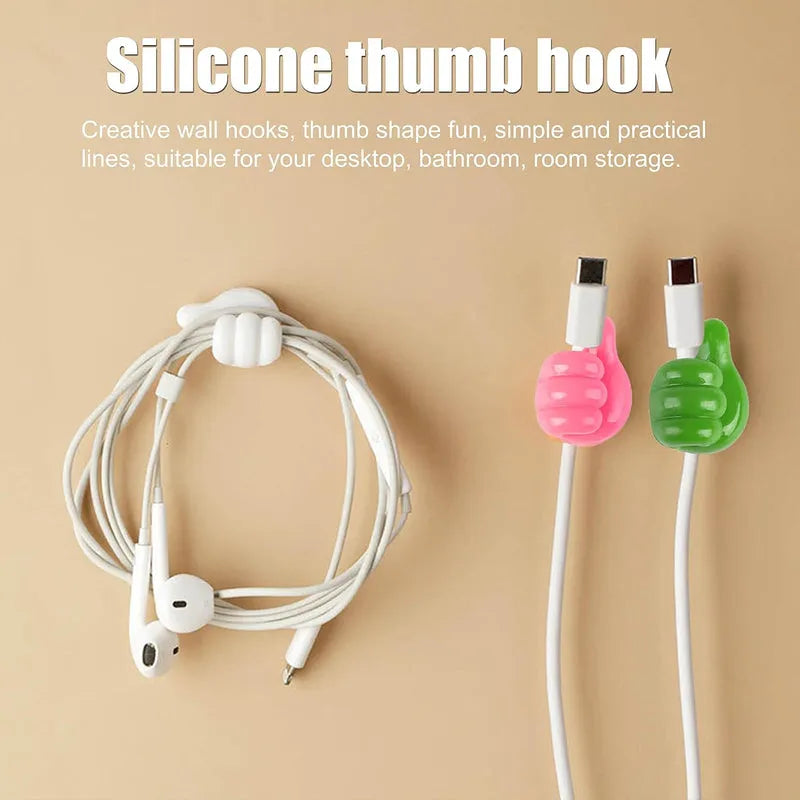 Thumb Cable Clipscord Multi Color (Pack Of 10) - Home Improvement