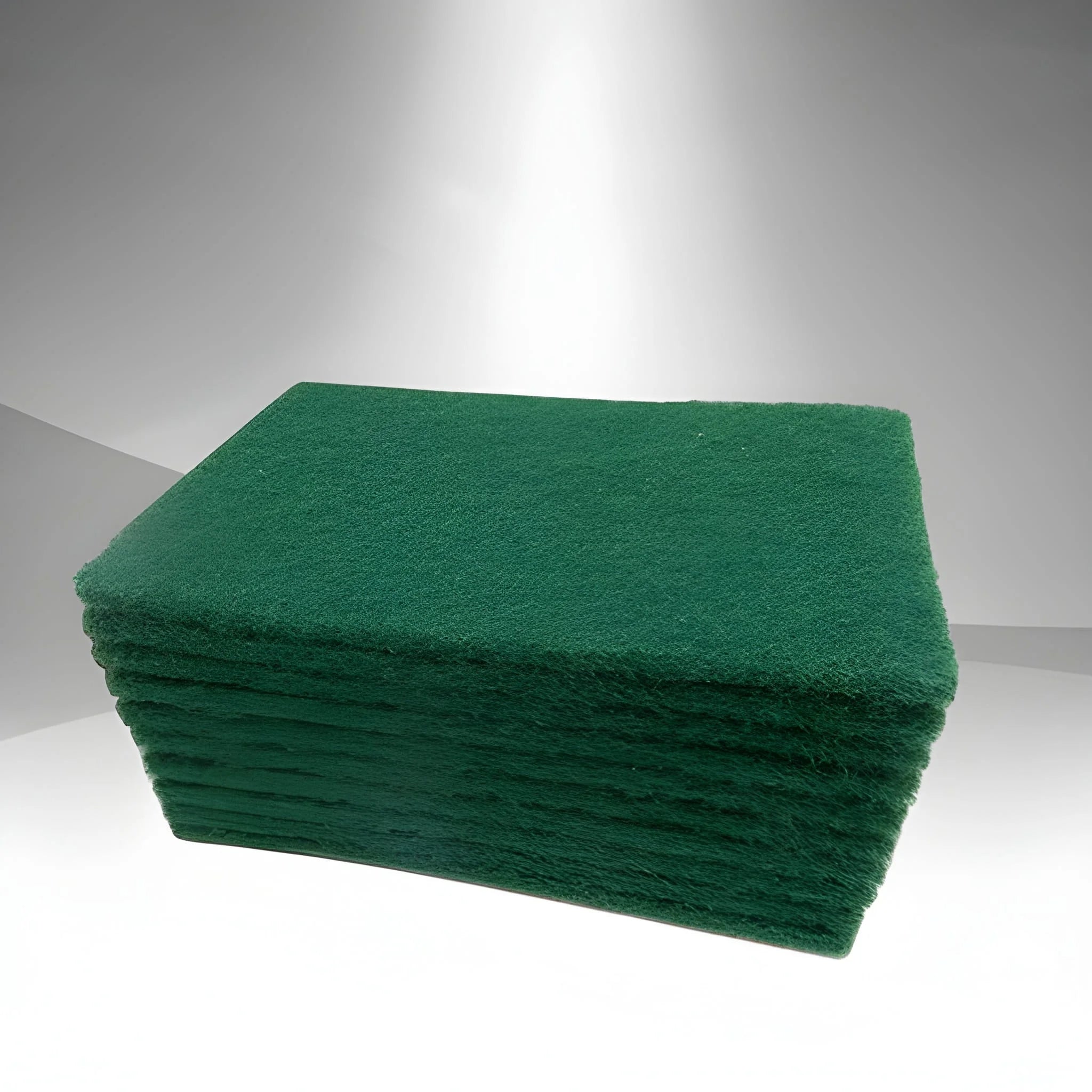 Scrub sponge cleaning pads aqua green