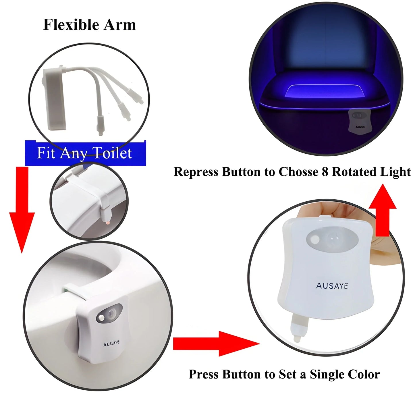 Best toilet led light bowl cover lamp - home & garden | 2025 | fast shipping