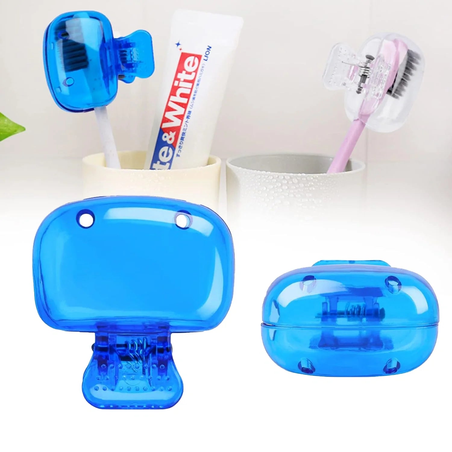 Toothbrush Head Cover Cap – 1 Pc - Home Improvement