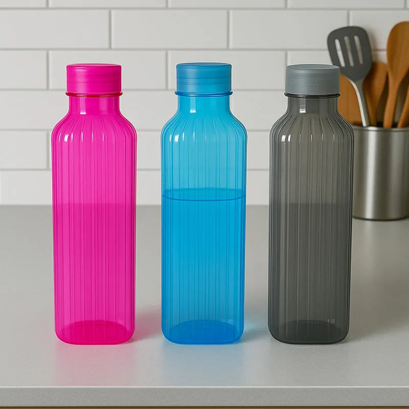Best transparent fridge water bottles (3 pc) - 2025 | fast shipping