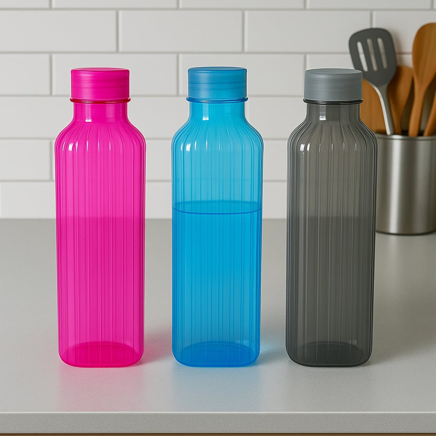 Best transparent fridge water bottles (3 pc) - 2025 | fast shipping