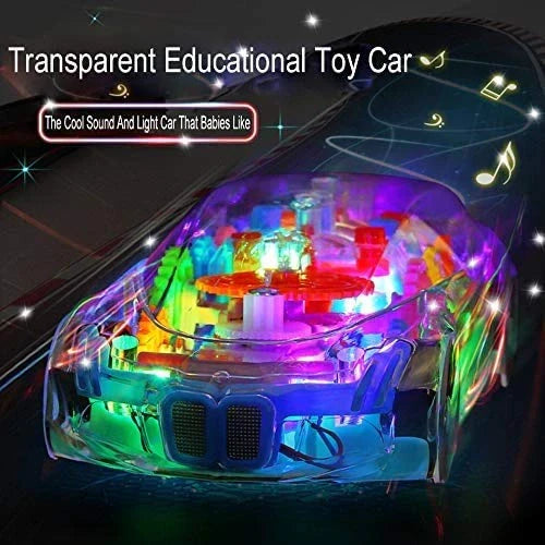 Best transparent gear car toy – 360° rotating - cars | 2025 | fast shipping
