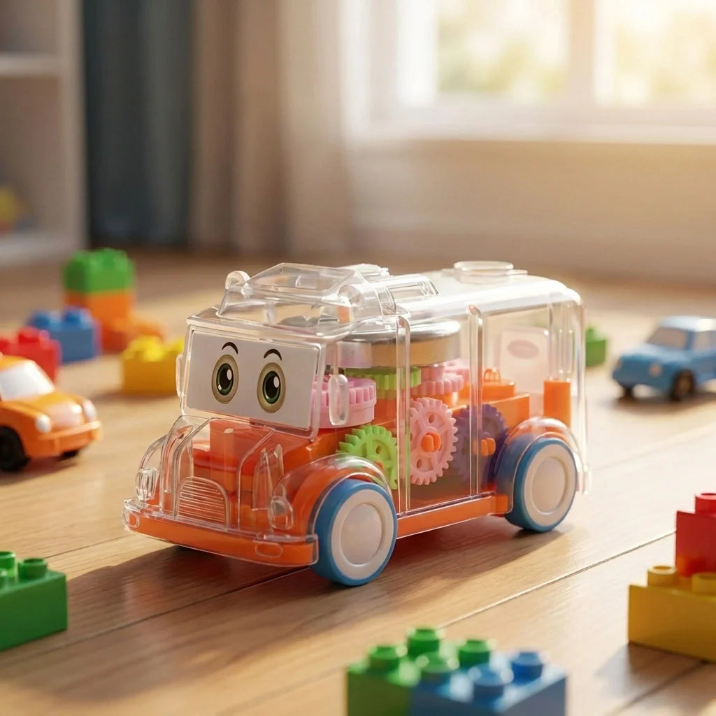 Best transparent musical mini school bus toy for kids - toys & games | 2026 | fast shipping
