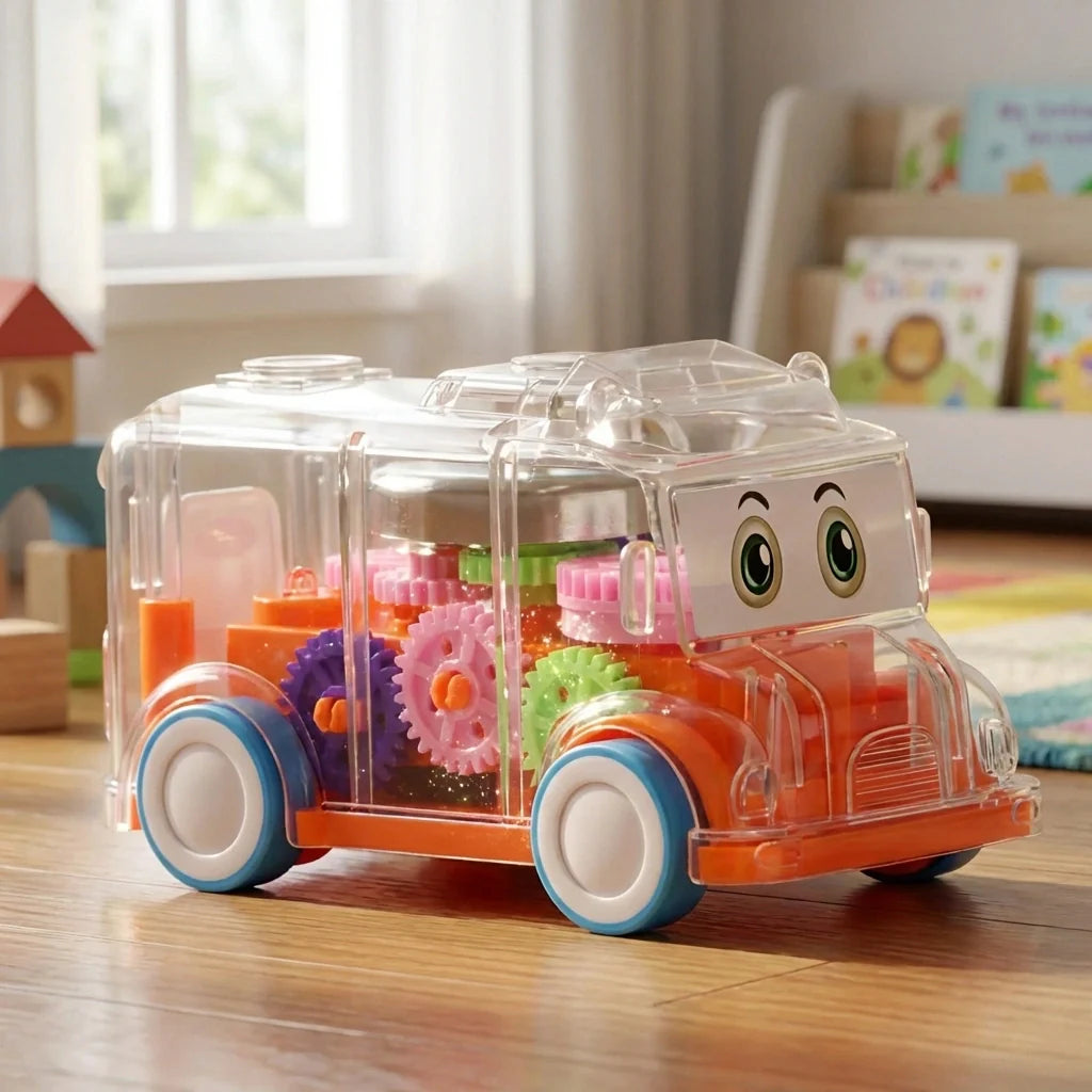 Best transparent musical mini school bus toy for kids - toys & games | 2026 | fast shipping