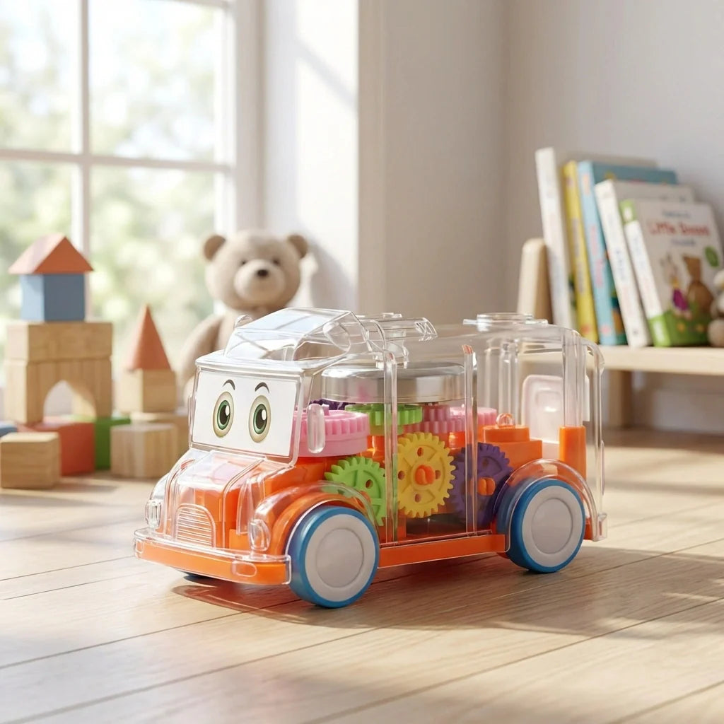 Best transparent musical mini school bus toy for kids - toys & games | 2026 | fast shipping