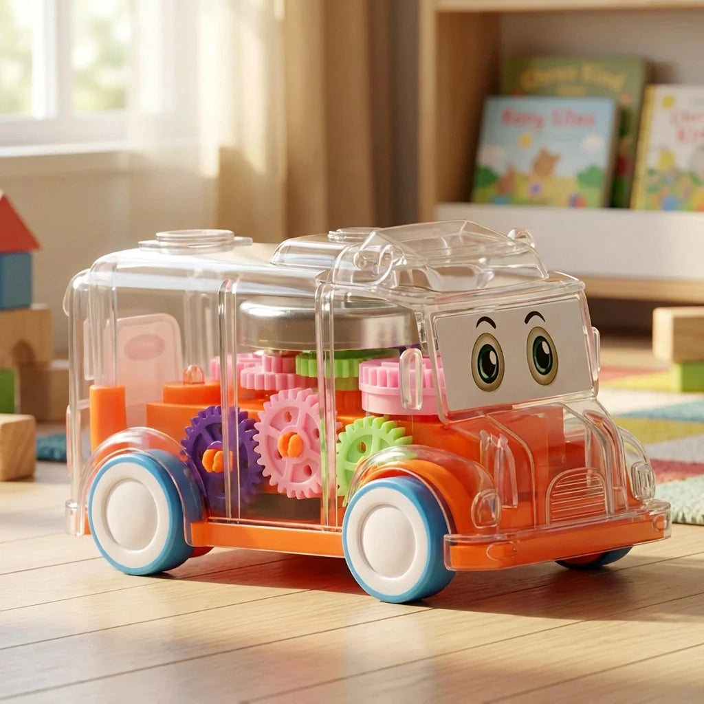 Best transparent musical mini school bus toy for kids - toys & games | 2026 | fast shipping