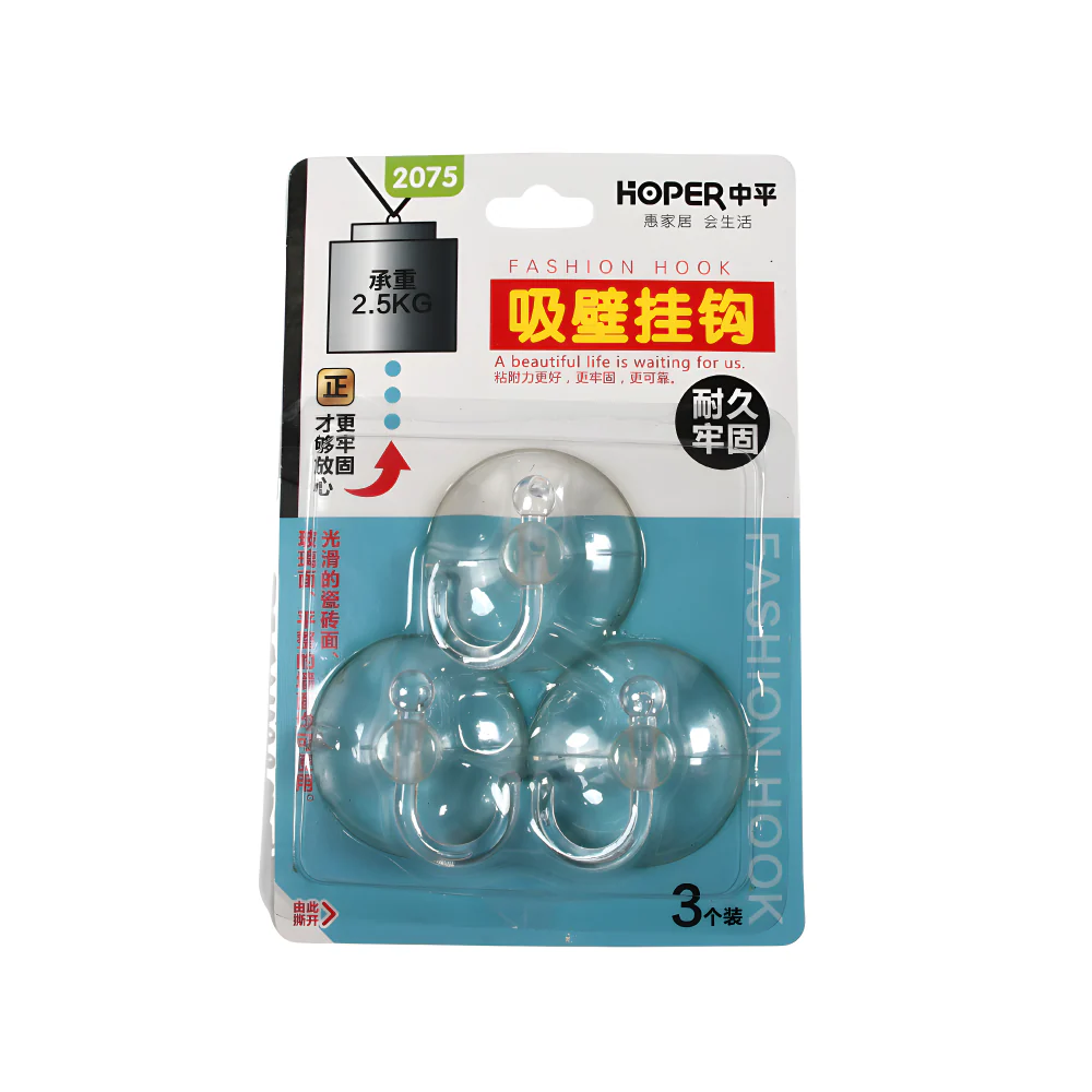 Transparent Suction Cup Hooks - Home Improvement