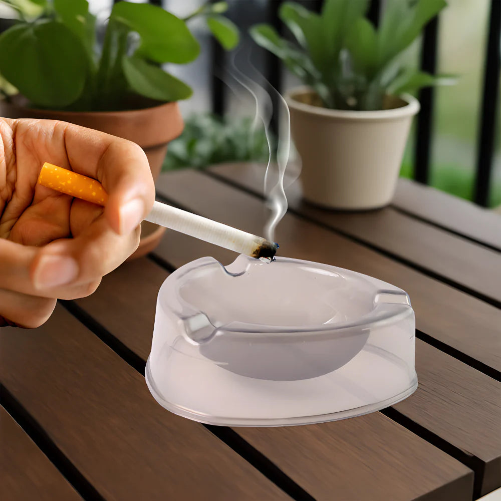 Transparent White Ashtray - Home Improvement