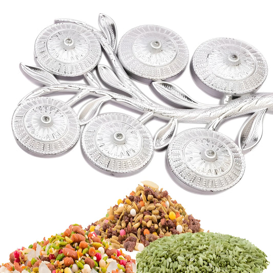 Tree-Shaped 6-Compartment Serving Tray - Home & Kitchen