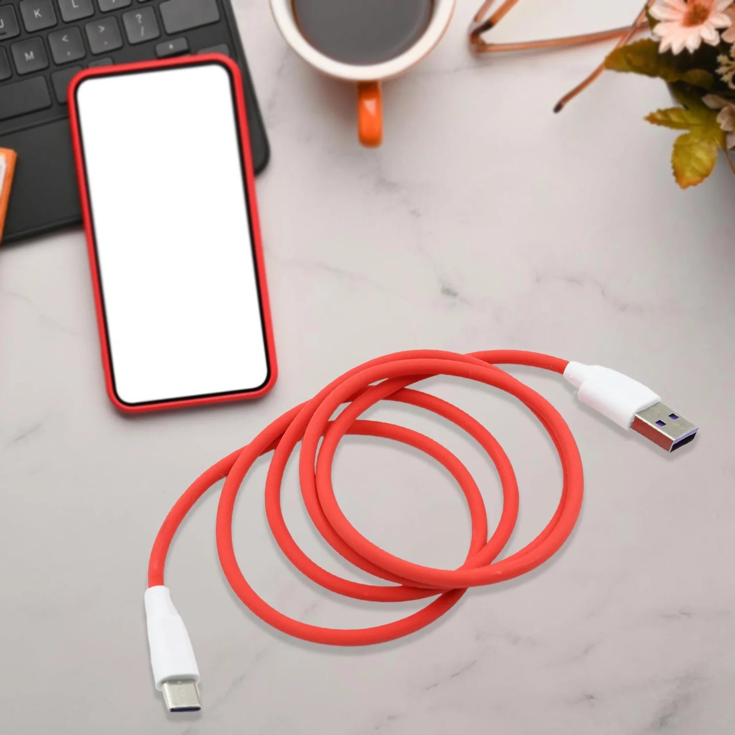 Type-C Dash Charging Cable – 1 Pc - Mobile Accessories