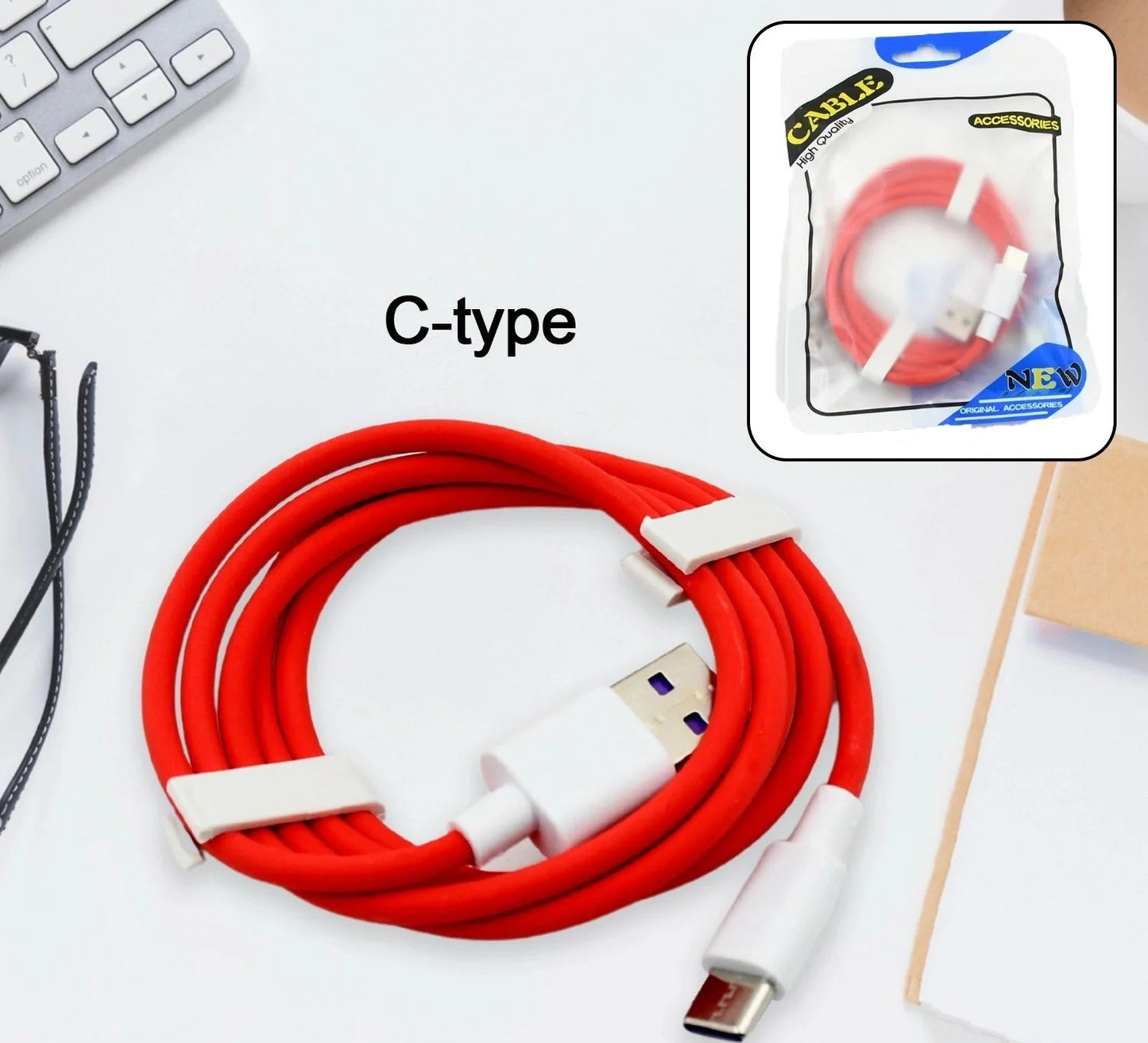 Type-C Dash Charging Cable – 1 Pc - Mobile Accessories