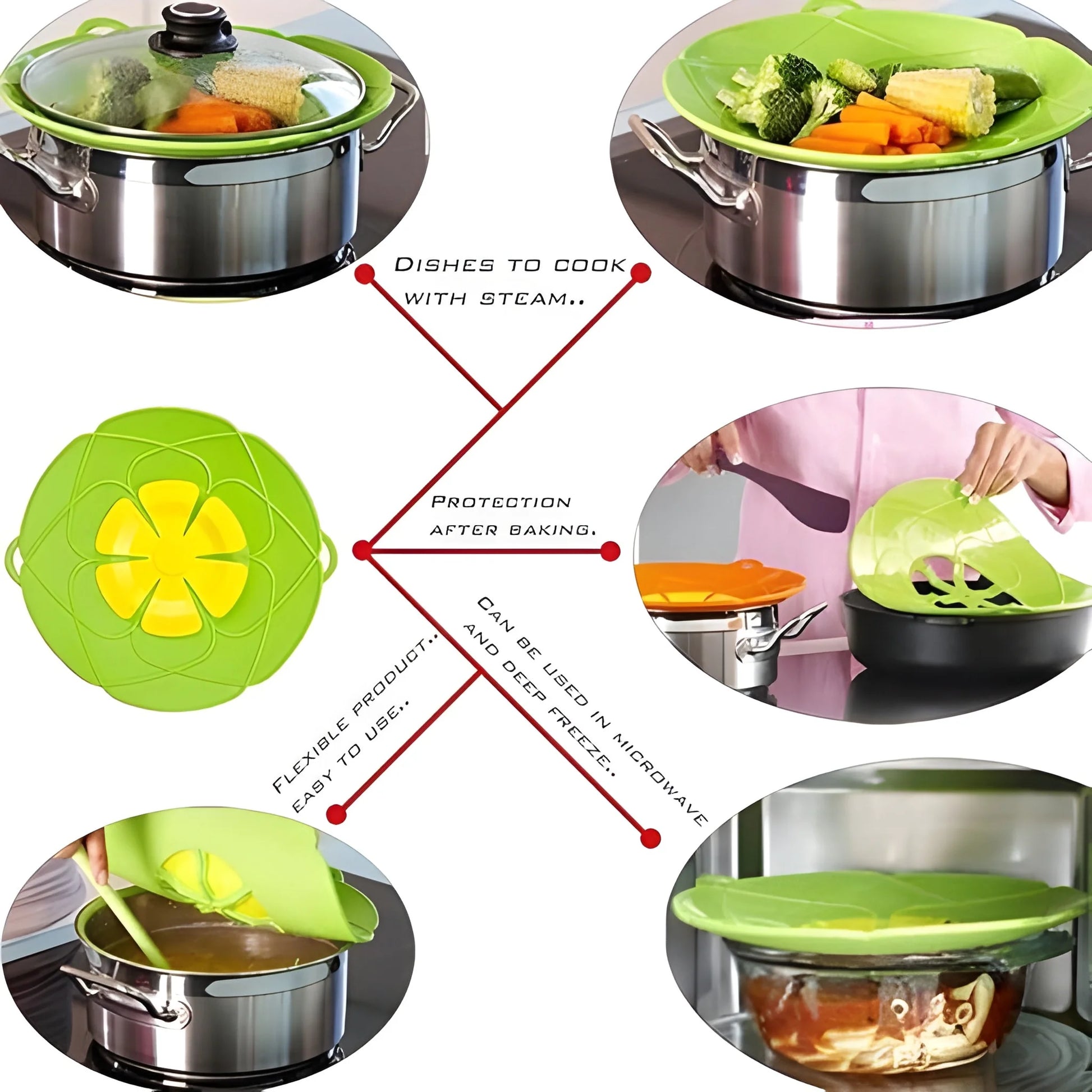 Best multifunctional silicone lid cover for pots and pans - home & garden | 2025 | fast shipping