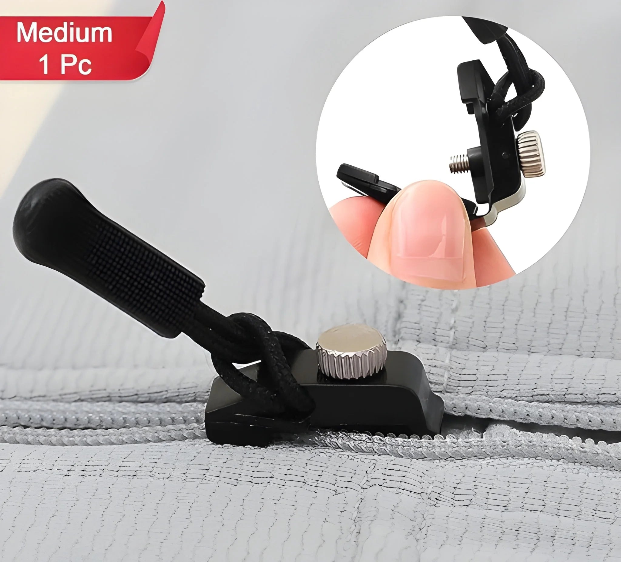 Portable universal detachable zipper slider