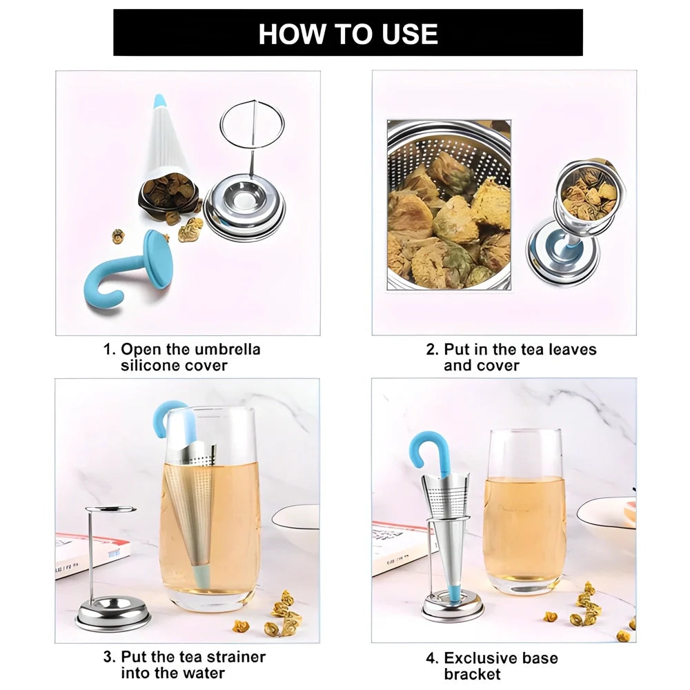 Best umbrella silicone tea infuser - strainers | 2025 | fast shipping