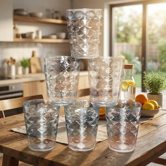 Best unbreakable pyramid design glass - drinkware sets | 2026 | fast shipping