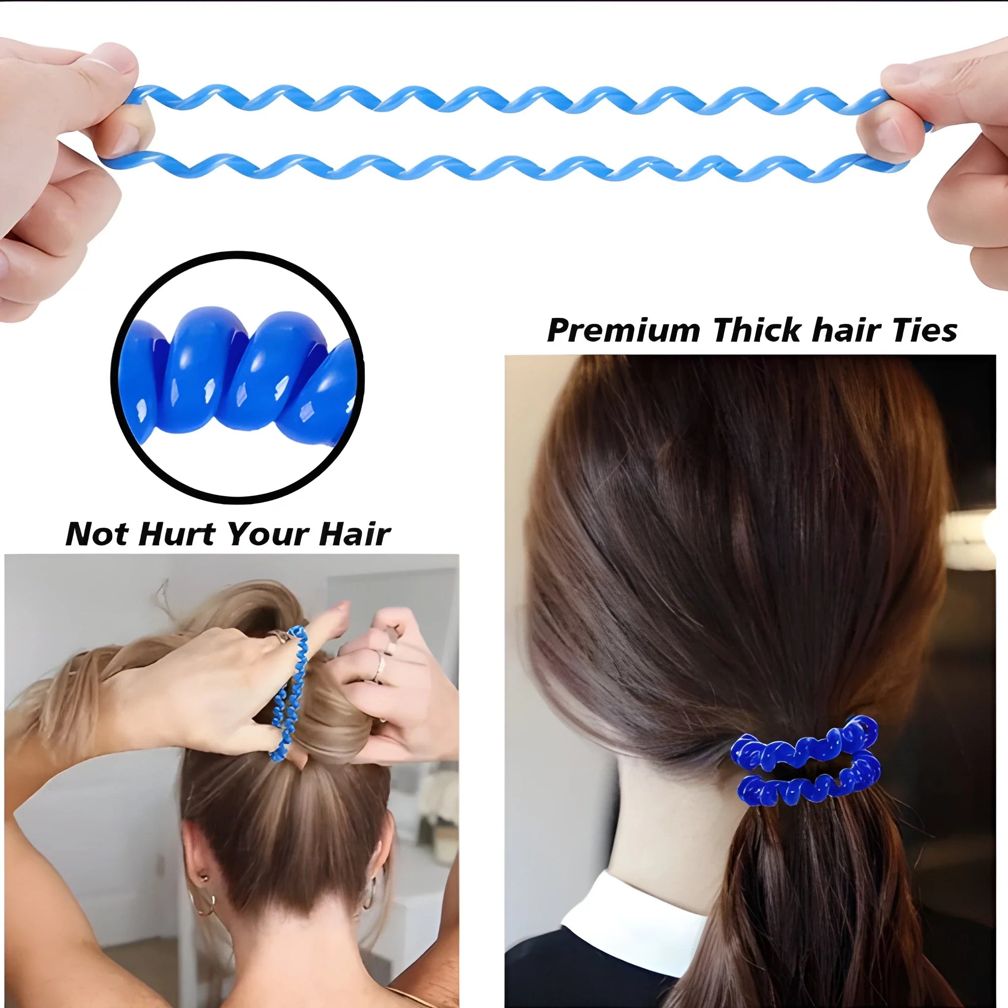 Best unbreakable spiral hair ties - telephone accessories | 2025 | fast shipping