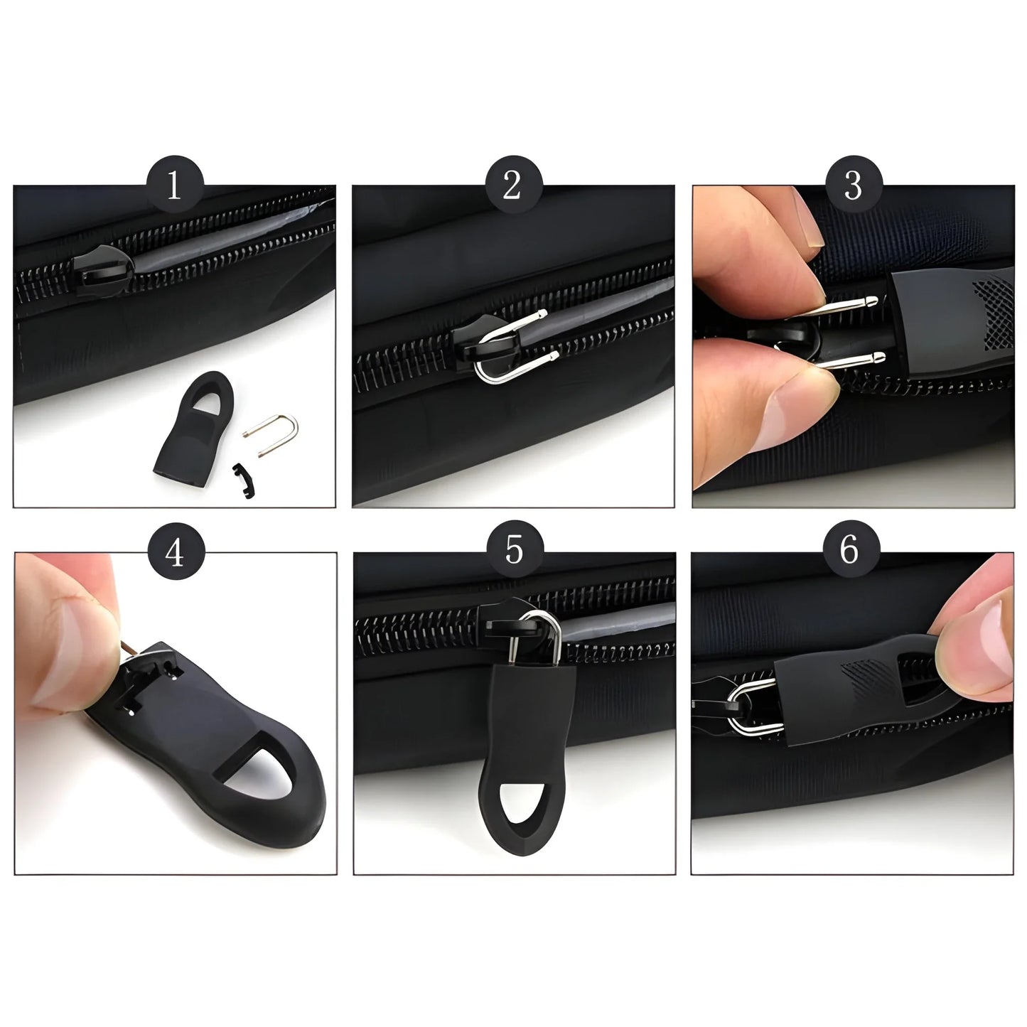 Universal Zipper Repair Tabs - Home Improvement