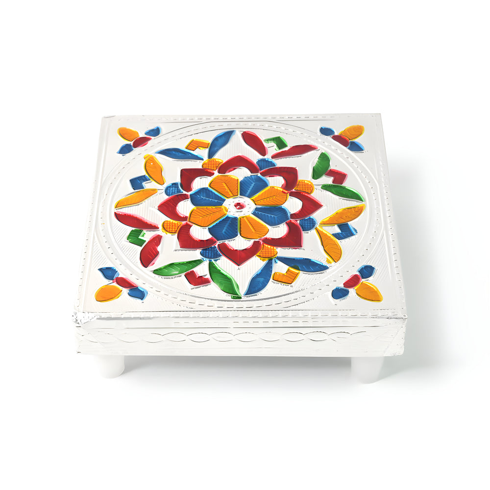 Best wooden meenakari chowki - decor | 2025 | fast shipping