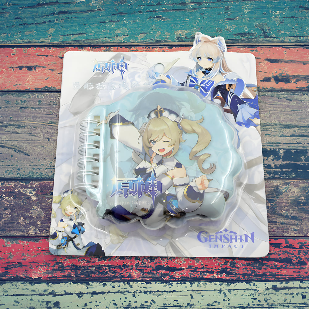 Plush cartoon notebook