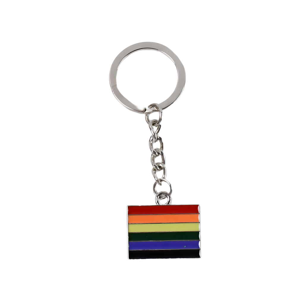 Rainbow Metal Keychain - Car & Motorbike