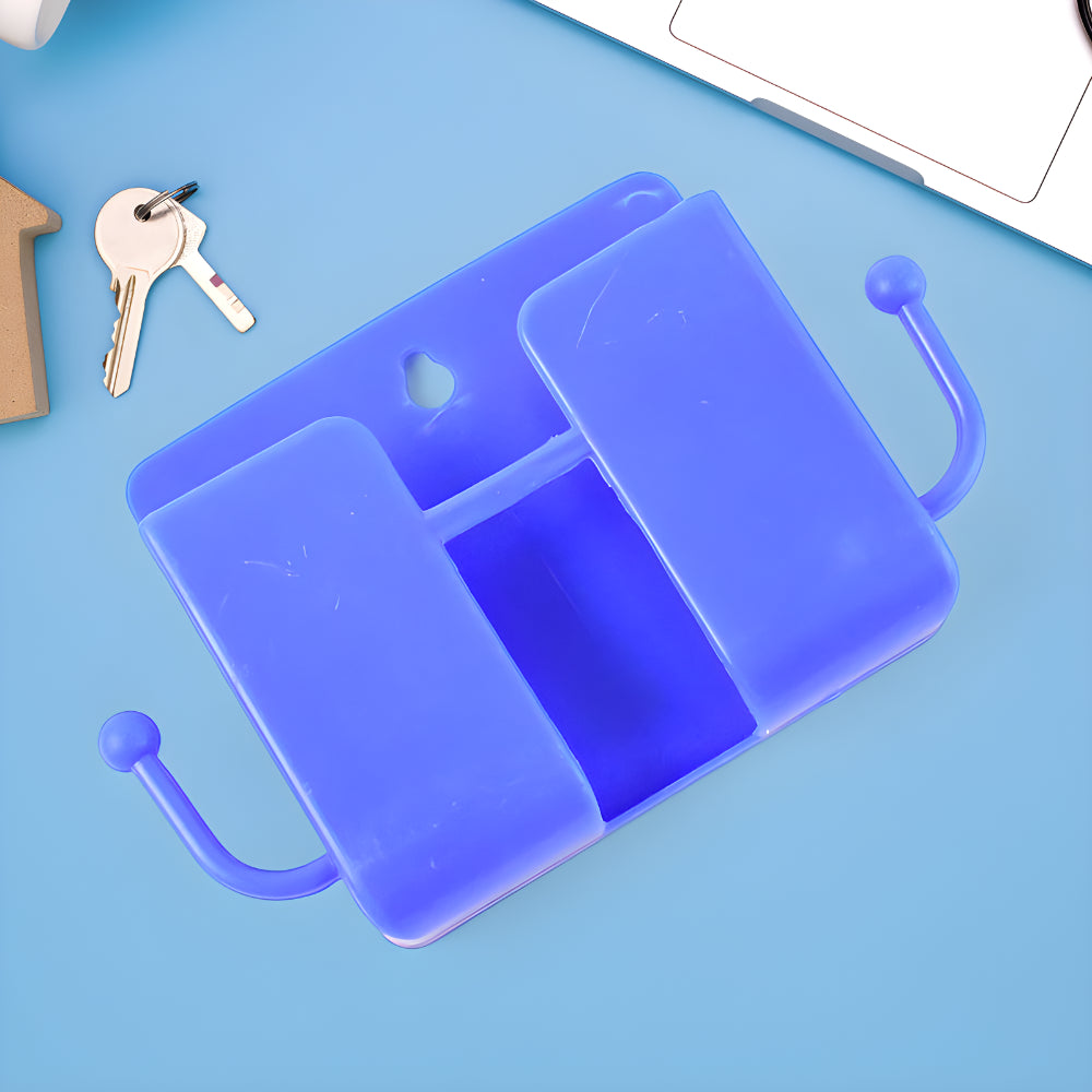 Blue wall hook stand