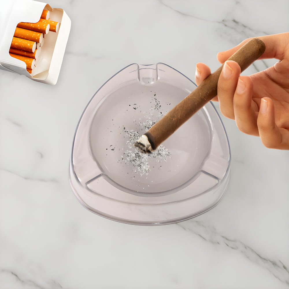 Transparent White Ashtray - Home Improvement