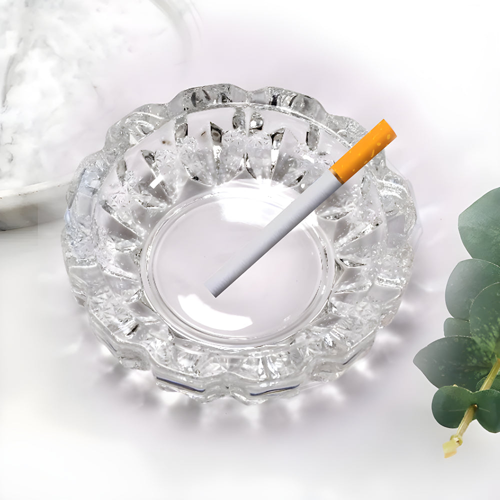 Best glass crystal tabletop ashtray - ashtrays | 2025 | fast shipping