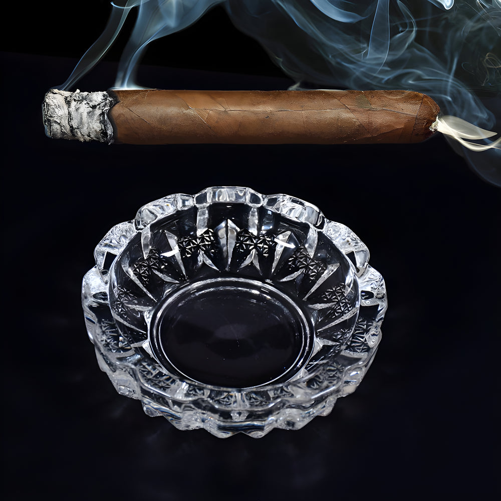 Best glass crystal tabletop ashtray - ashtrays | 2025 | fast shipping