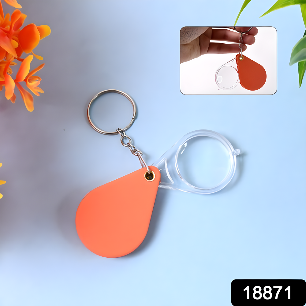 Mini folding pocket magnifier