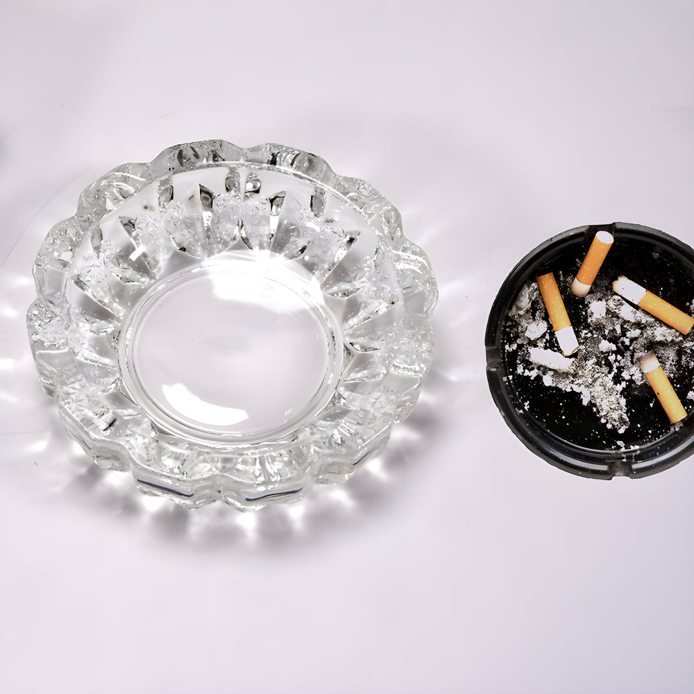 Best glass crystal tabletop ashtray - ashtrays | 2025 | fast shipping
