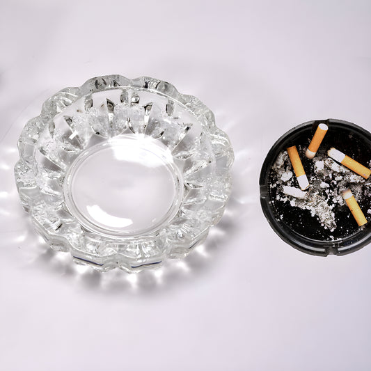 Best glass crystal tabletop ashtray - ashtrays | 2025 | fast shipping