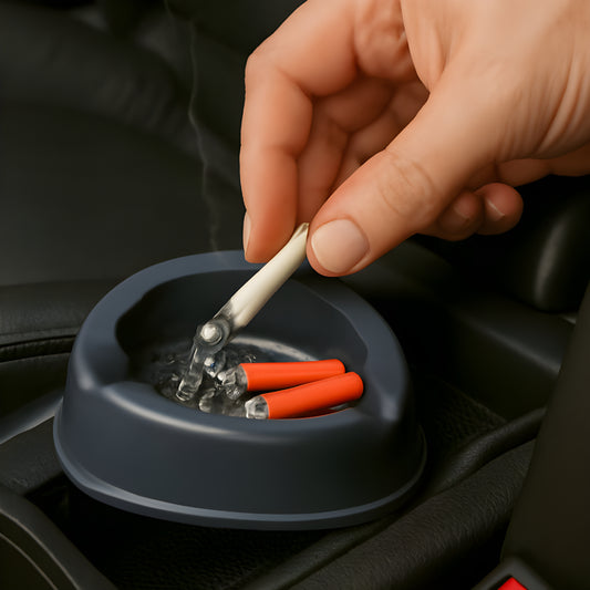 Grey Plastic Ashtray - Home Improvement