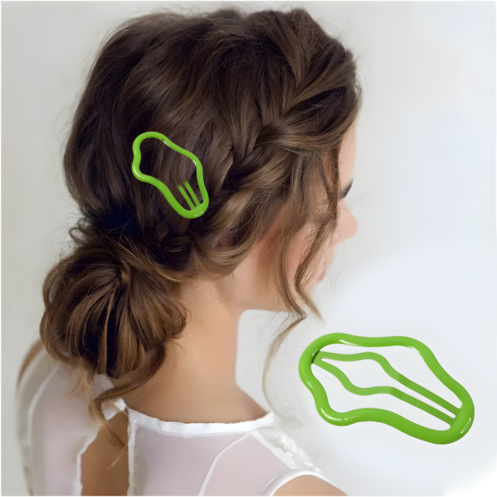 Multicolor Metal Hair Clip - Health & Personal Care